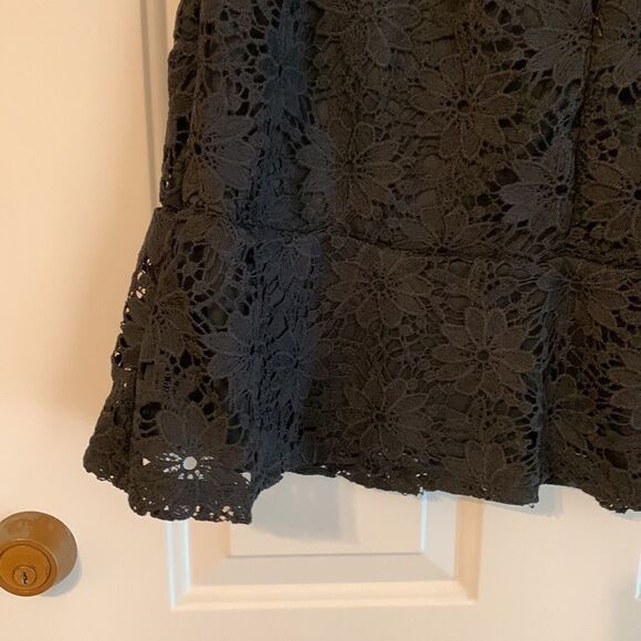 AUXO collection XXL black lace over lining mini dress - Picture 12 of 12